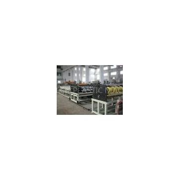 380kg/h Plastic PVC Corrugated Tile Production Line For Transparent Roof Sheet