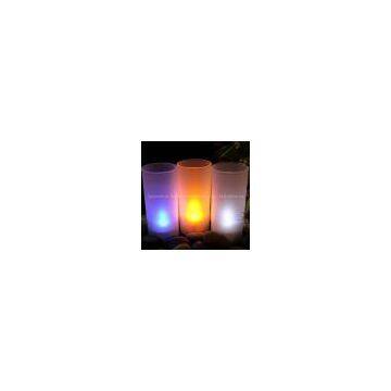 Yellow Flameless Tall Tea Light Candle Holder photo-3