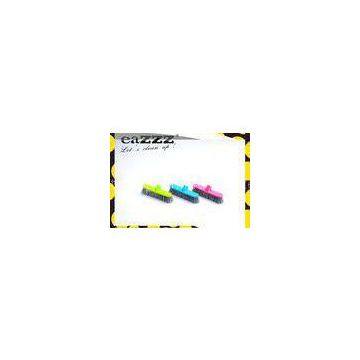 Household Plastic Brushes 160g Stiff Fiber Different Color Floor Cleaning