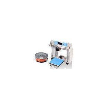 Desk Top 3D Printer Machine , Metal White 3D Printer RepRap Prusa I3