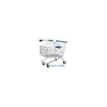 Small 80L UK Supermarket Shopping Cart / Ladies Shopping Trolleys