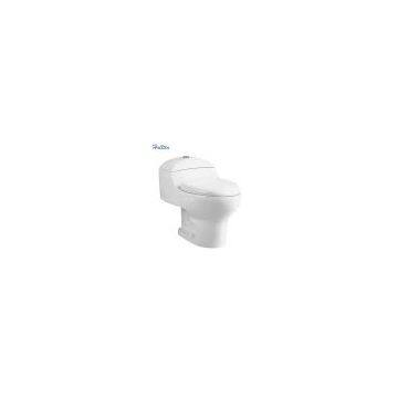 HT102 Siphonic One Piece WC Closet White Toilet