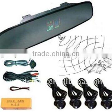 Voice Warning Rearview Mirror Parking Sensor/VFD Display Reversing Sensor