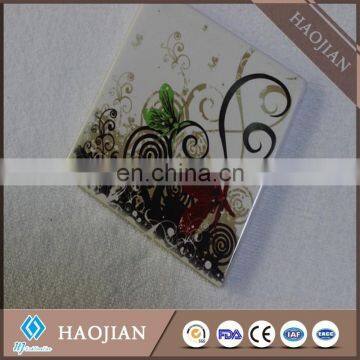 sublimation white blank ceramic square coaster with coating