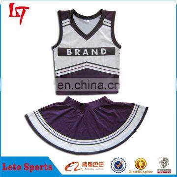 Wholesale 100% polyester custom team cheerleading jersey