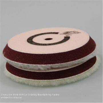 Wool Polishing Pad for Car Detailing High Quality Wool Polish Disc 6inch