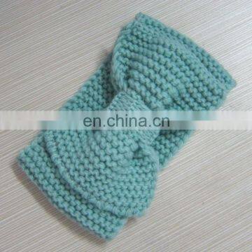 Fashion Winter Spring Knitted Bow Headband photo-3