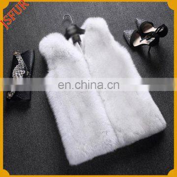 Fashionable Fox Fur Waistcoat Made In China Customized Fur Vest