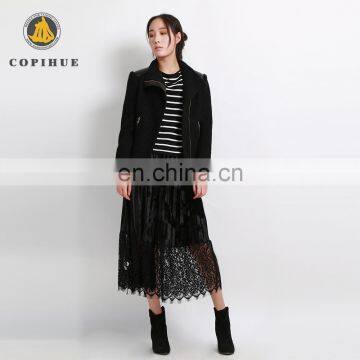 Factory Low Price Guaranteed Black Short Jacket Ladies Coat