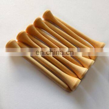 70mm Natural wooden golf tees