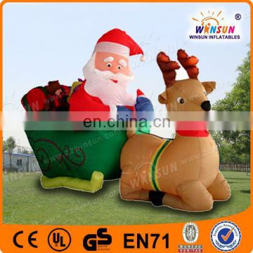 animated commercial outdoor inflatable reindeer