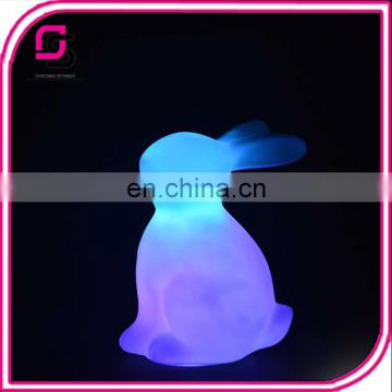 High quality fashion LED baby night light cute rabbit eye caring night lamp