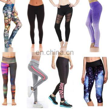 Wholesale women sport clothing multi designs fitness leggings