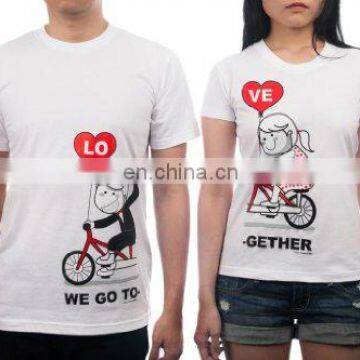 Custom Printed Couple Tshirt Wholesale photo-5