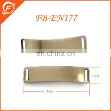 bend shape small gold buckle for decoration