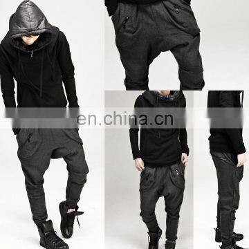 fashion drop crotch sweatpants - customized fashion drop crotch sweatpants - low crotch training jogging