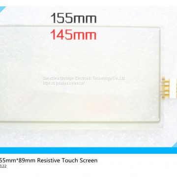 6.2 inch Resistive Touch Screen 155mm*89mm Digitizer for Car navigation DVD tablet PC