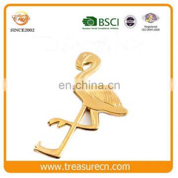 2018 Promotional Custom Golden Bird Design Alloy Beer Bottle Opener