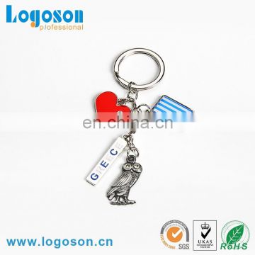 Greece souvenir tourist Key ring with pendant