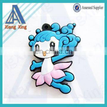 Wholesale animal or cartoon character soft PVC Keychain as novelty gifts