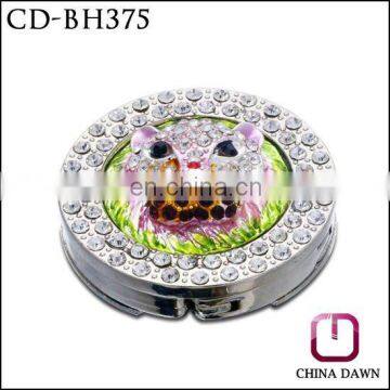 Full-jewelled animal round bag hook holder CD-BH375