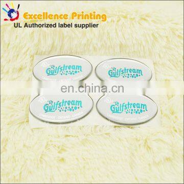 High quality custom 3M reflective sticker uv epoxy doming resin label