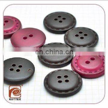 2 Holes/ 4 Holes Factory Classic Plastic Vairous Painting Color Coat Button photo-2