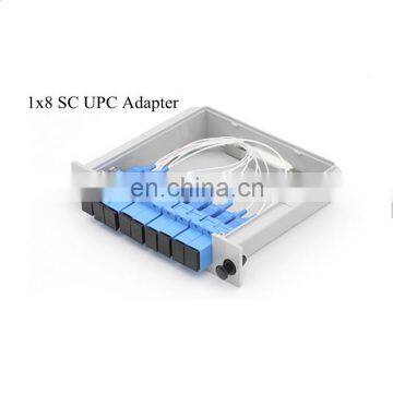 FTTH 4 8 16 Way Plug in Type Cassette Box SC UPC Connector Fiber Optical PLC Splitter photo-2