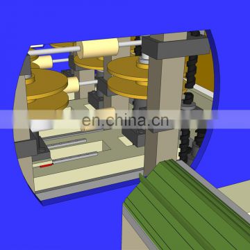 Advanced Automatic rolling machine for aluminum window and door with two-axis