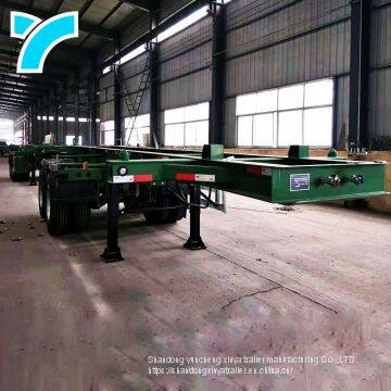 Skeleton 2axles 20FT Container Chassis Container Semi Truck Trailer photo-4