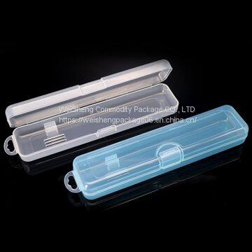WEISHENG Factory Travel PS Toothpaste Toothbrush Case Plastic Toothpaste Toothbrush Set photo-3