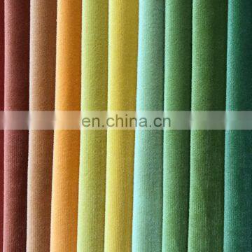 90 Colors in Stock Wholesale Colorful Plain Velvet Fabric for Sofa Home Textile photo-3