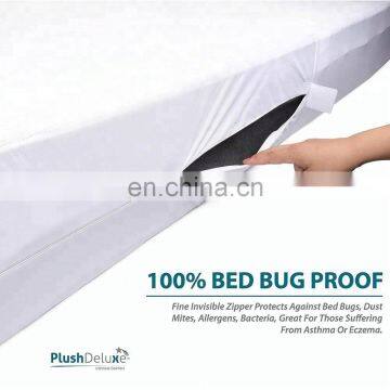 Hospital Total Enclosure Zipped Waterproof Bedbug Mattress Covers Protector photo-3