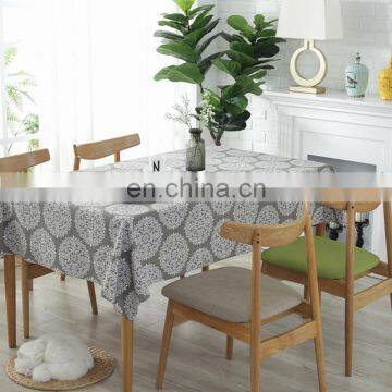 Cotton Linen Tablecloth Cotton Christmas Tablecloth African Flower Tablecloths photo-4