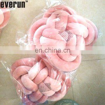 100%polyester Tube Hollowfiber Filled Machine Washable Super Giant Chunky Knot Cushion Stress Ball Pillow Blanket photo-3