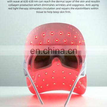 Wireless Rechargeable Led Mask 3 Color Facial Tightening Device for Women photo-4