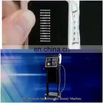 Niansheng Factory 4D Hi fu  11 Lines 6 Cartridges Anti Wrinkle Face Lift Skin Tightening Body Slimming 4D Hi-fu