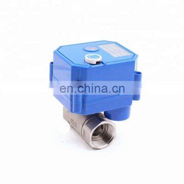 CWX25S 1 Inch AC 220V 110V Motorized Modulating Electric Small Auto Actuator Control Water Air Open Ball Valve