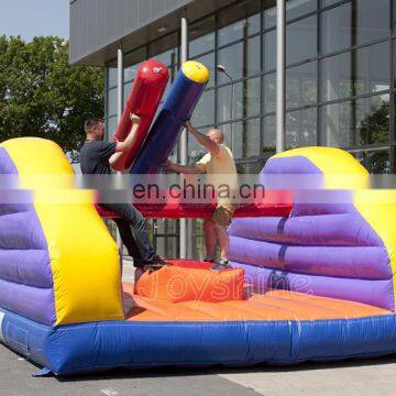 Inflatable Pillow Bash Jousting Wipeout Game Interactive Gladiator Joust Pole Games