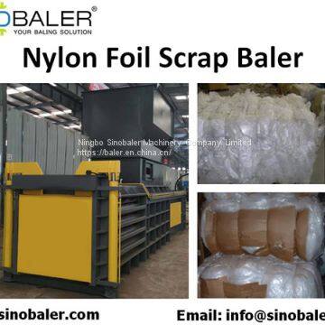 Nylon Foil Scrap Baler Machine