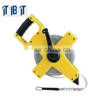 ABS CASE OEM TBT survey Fiberglass measuring tape Long Measuring tape fiberglass tape Measure 30m, 50m