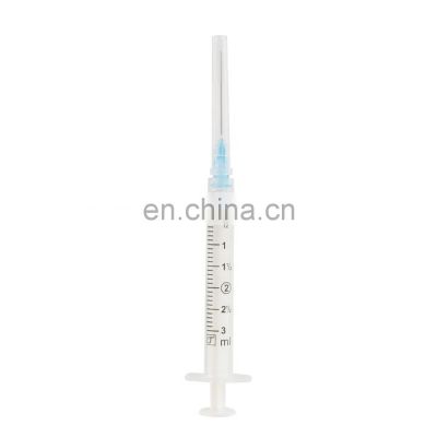 Luer Lock Syringe 3ml disposable with needle retractable safety syringe suppliers