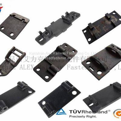 Rail Tie Plates for Metro/subway Rail Fastening photo-2
