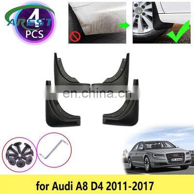 for Audi A8 D4 2011 2012 2013 2014 2015 2016 2017 Mudguards Mudflaps Fender Guards Splash Mud Flaps Front Rear Car Accessories