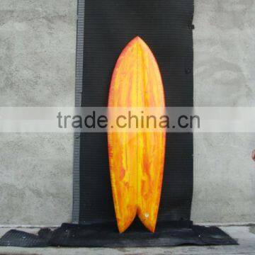 Color Painted Surfboard Epoxy Polish Surfboard Fish Tail Surfboard