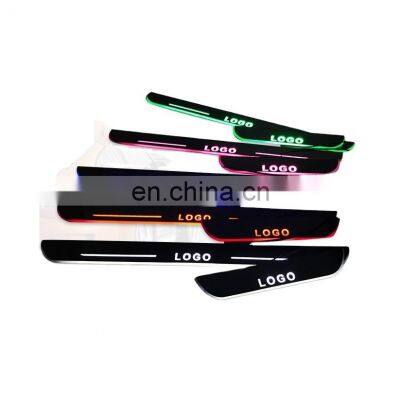 Led Door Sill Plate Strip step light door decoration step for Audi A4 dynamic sequential style