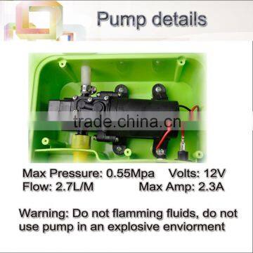 (73011) Multi-functional 16L Capacity Electric 12V Portable Car Washing Machine