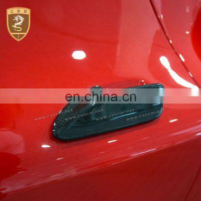 Real Full Carbon Fiber Door Handle Covers For Ferra-ri 488 Door Handle Cover Decoration Trims Car Exteriors Accessories photo-3