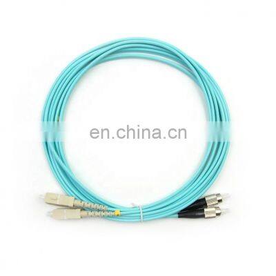 FC-SC Fiber Patch cord Multimode MM OM3 50/125um  LSZH Jacket  Cable 40M 2.0mm Duplex OM3 Fiber Patch cord SC-FC