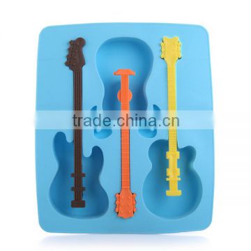 Guitar shape ice cube tray / silicon ice tray / silicone ice cube tray